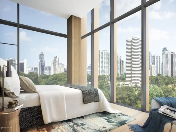 The Hyde Singapore view from bedroom