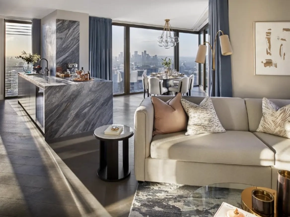 The Sky Residences 3 Bedroom Living Room