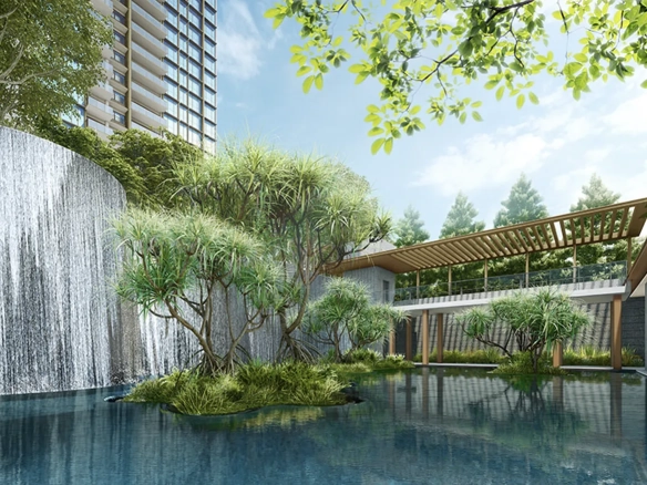 Pinetree Hill Oasis Waterfall