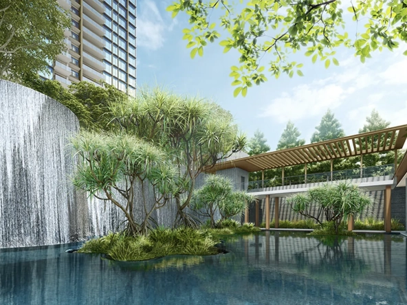 Pinetree Hill Oasis Waterfall
